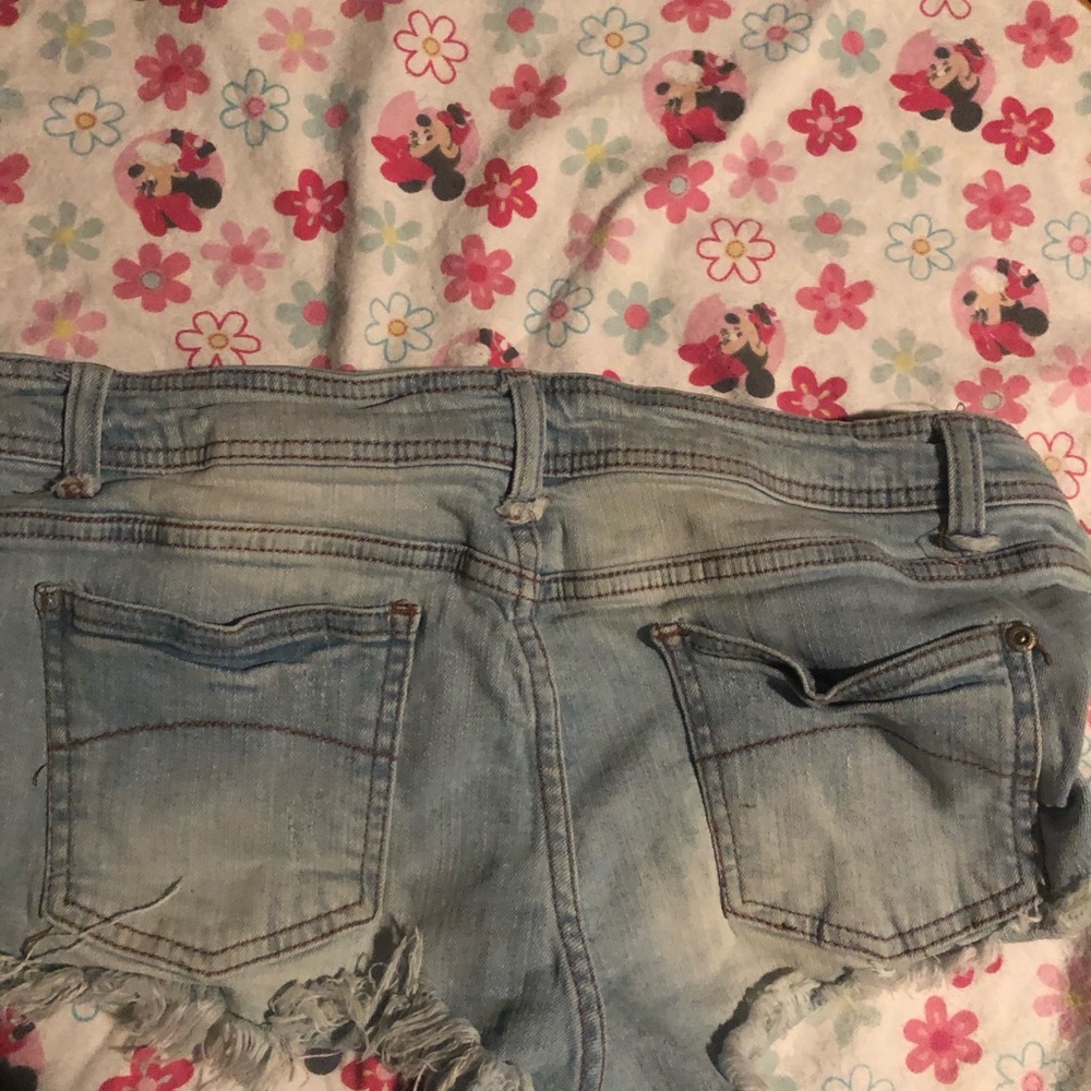 Denim shorts